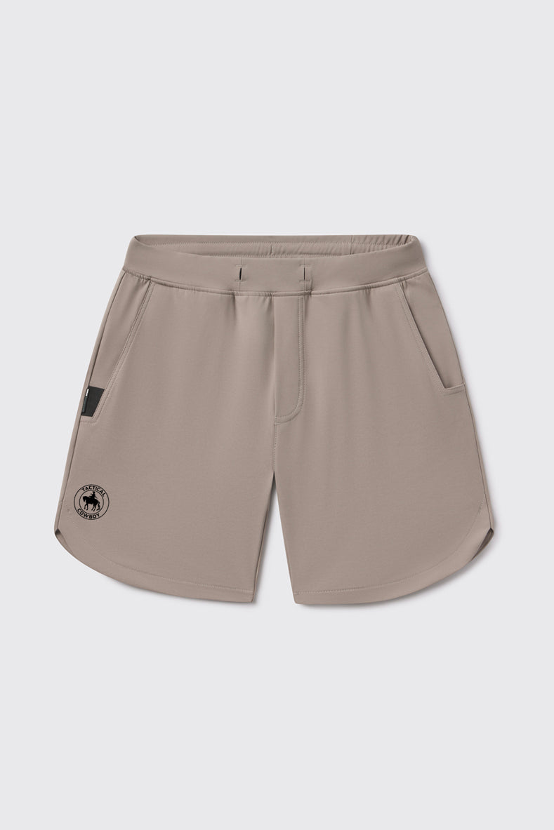 Adapt Short - Cinder - photo from front flat lay 7 inch #color_cinder