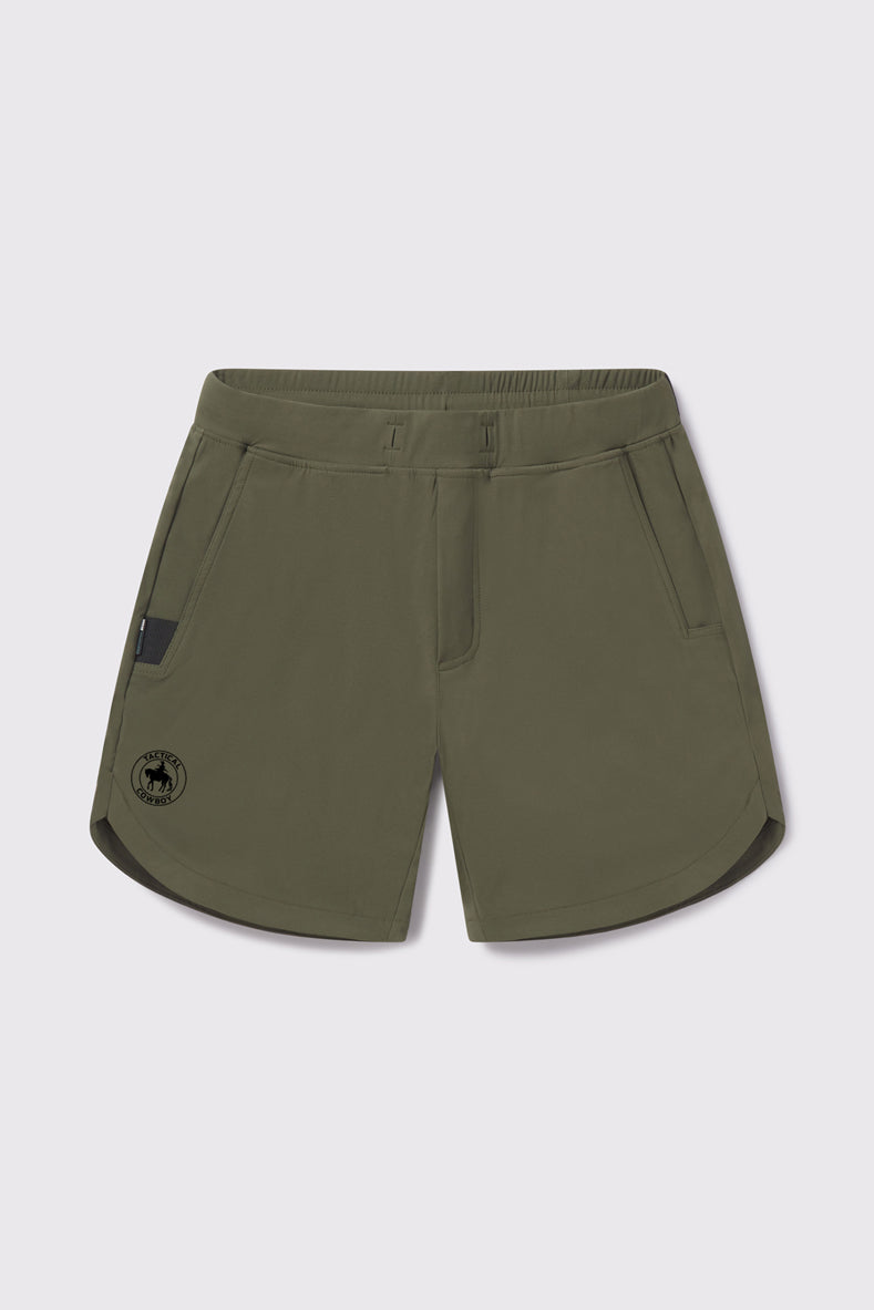 Adapt Short - Sage - photo from front flat lay 7 inch #color_sage