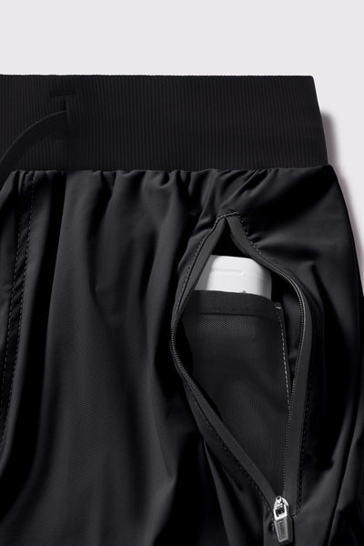 Ultralight Jogger -Black- photo from pocket detail flat lay #color_black