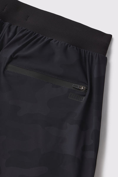 Ultralight Jogger -Black Multicam- photo from zipper detail flat lay #color_black-multicam