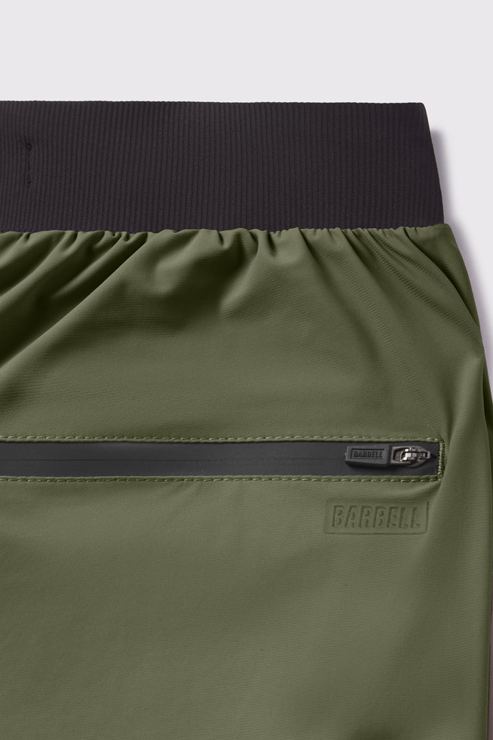 Ultralight Jogger -Sage- photo from zipper detail flat lay #color_sage