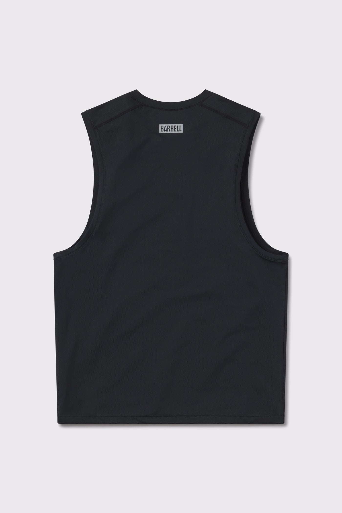 Ultralight Muscle Tank - Black - photo from back flat lay #color_black