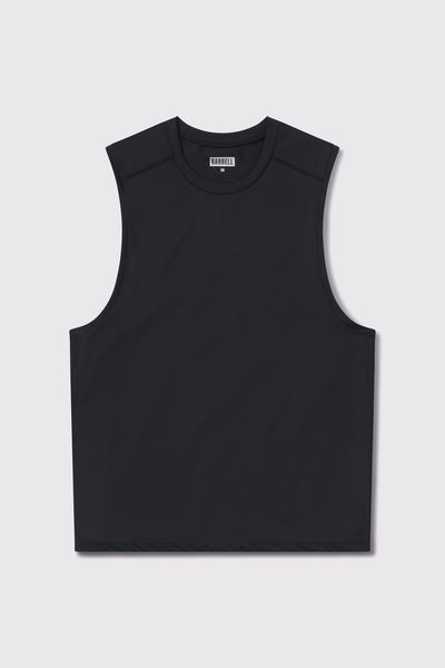 Ultralight Muscle Tank - Black - photo from front flat lay #color_black
