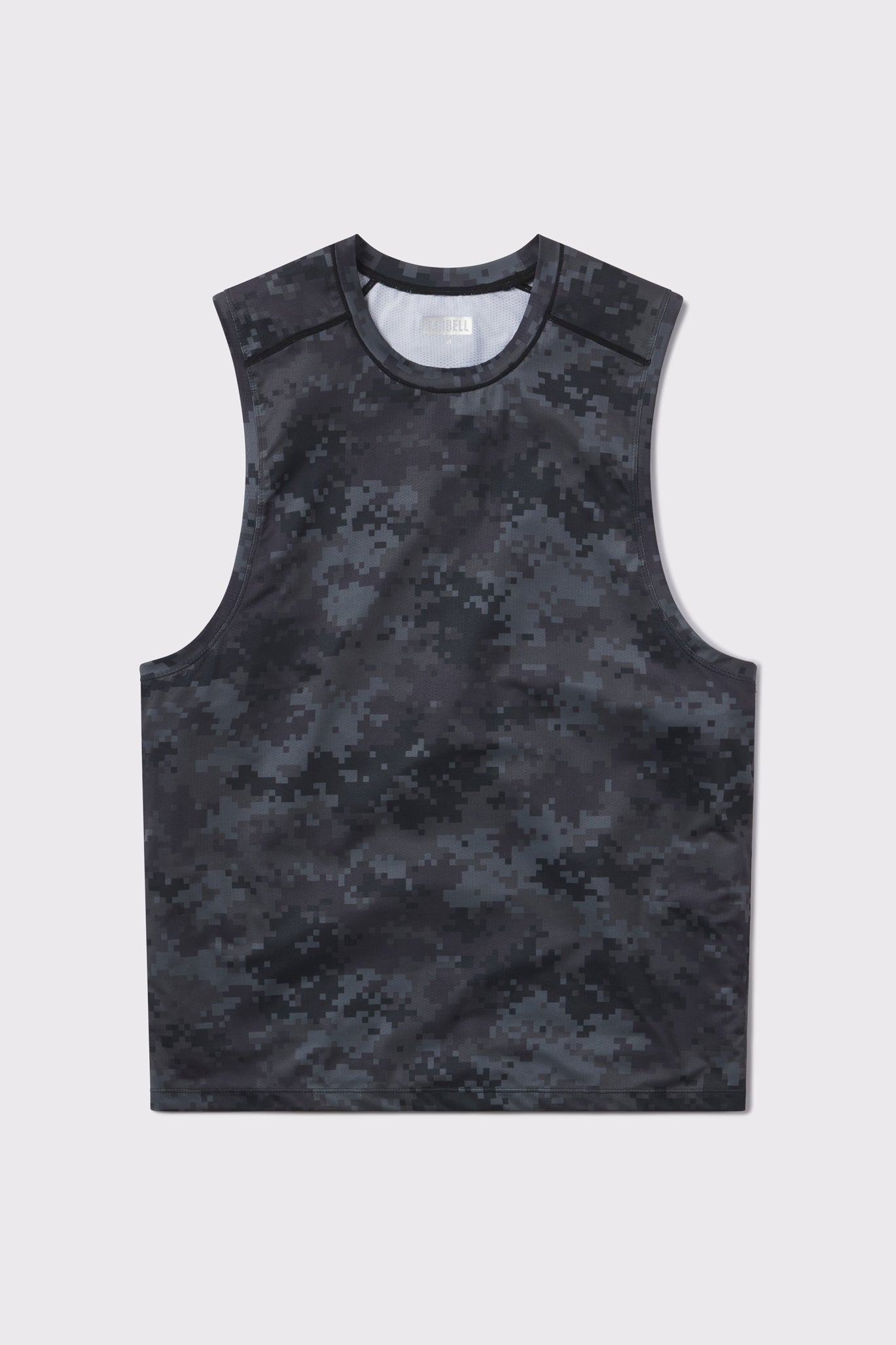 Ultralight Muscle Tank - Blackout - photo from front flat lay #color_blackout