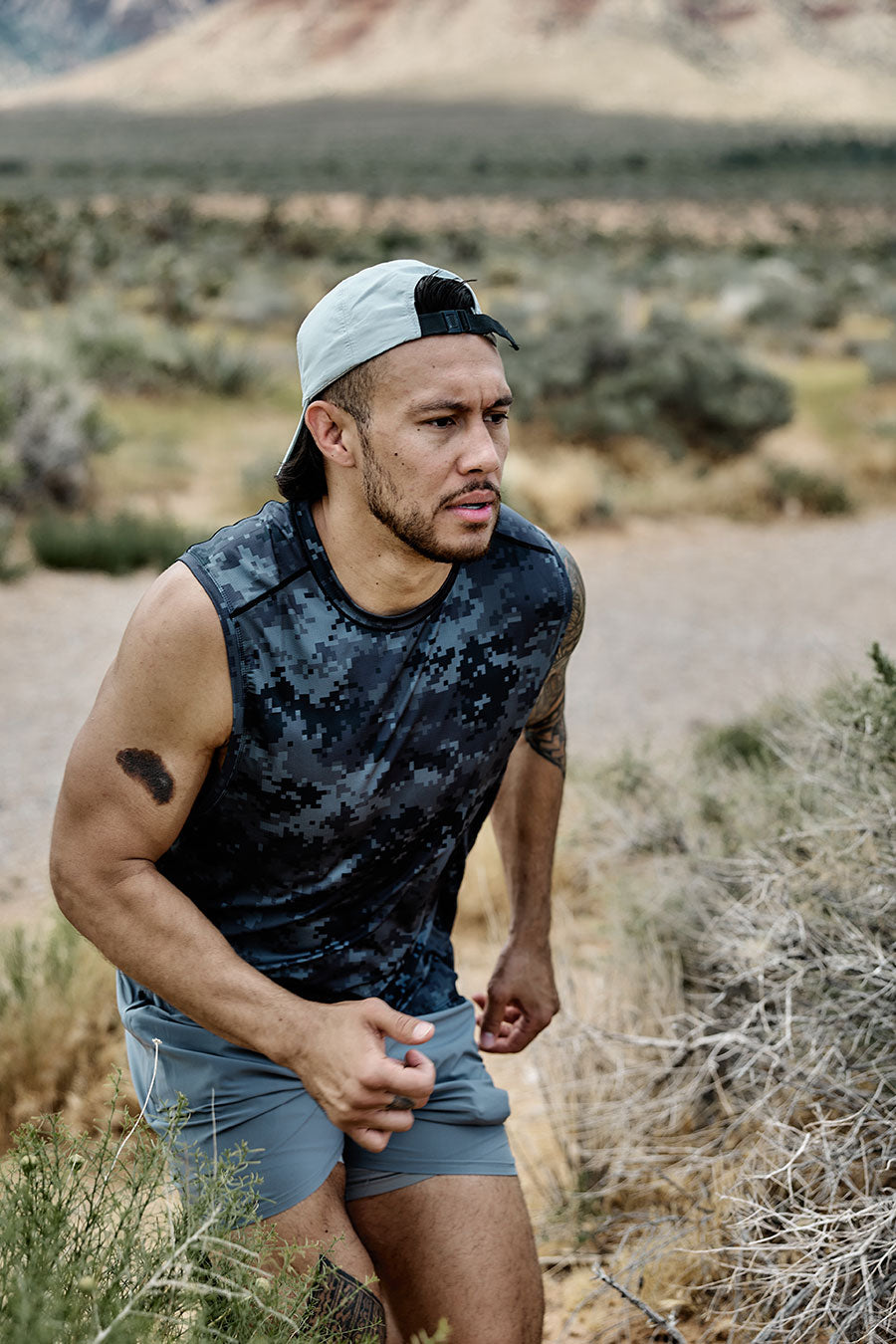 Ultralight Muscle Tank - Blackout - photo from lifestyle #color_blackout