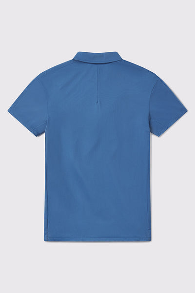 Ultralight Polo -Karlberry Blue - photo from back flat lay #color_karlberry-blue