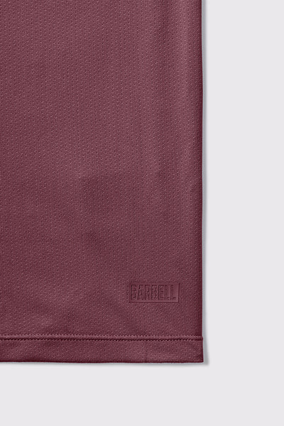 Ultralight Polo -Currant - photo from detail flat lay #color_currant