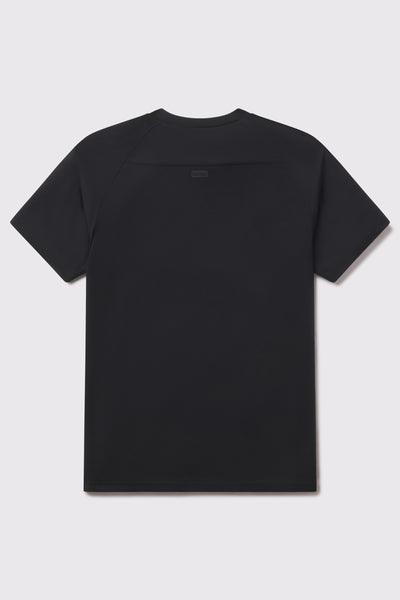 Ultralight Tech Tee - Black - photo from back flat lay #color_black