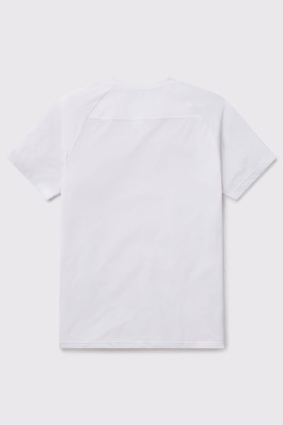 Ultralight Tech Tee - White - photo from back flat lay #color_white