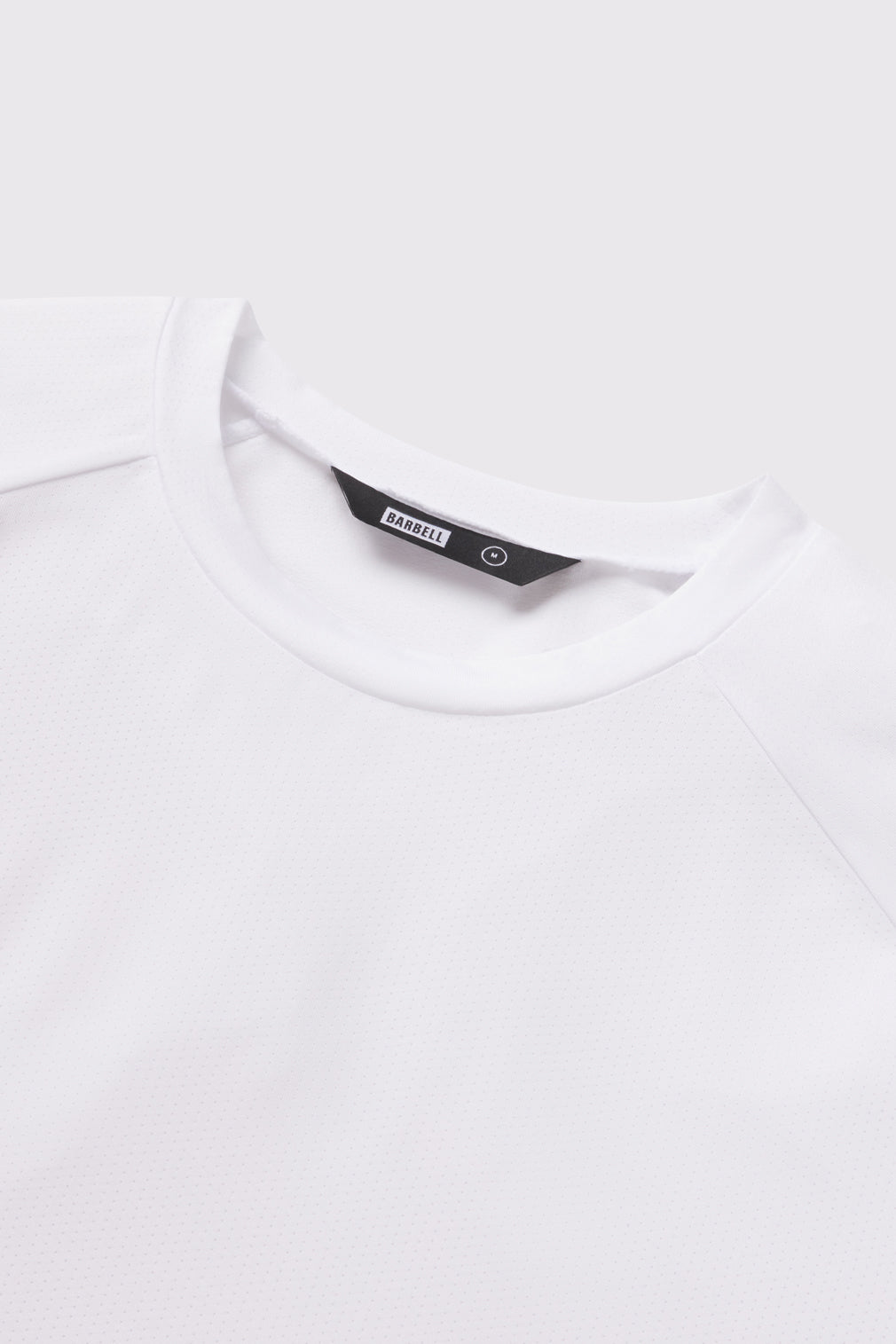 Ultralight Tech Tee - White - photo from collar #color_white