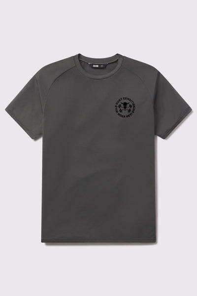 Ultralight Tech Tee - Charcoal - photo from front flat lay #color_charcoal