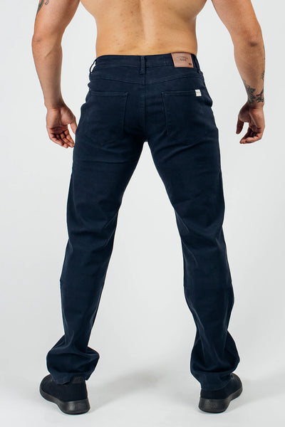 Athletic Fit Chino Pant  - Cadet - photo from back #color_cadet