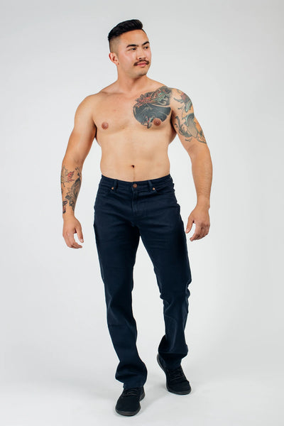 Athletic Fit Chino Pant  - Cadet - photo from front #color_cadet