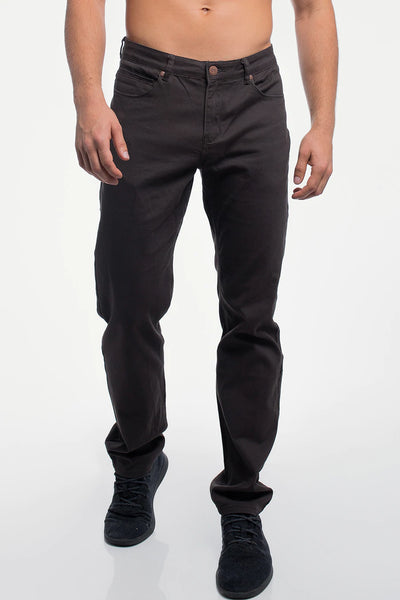 Athletic Fit Chino Pant  - Smoke - photo from front in focus #color_smoke