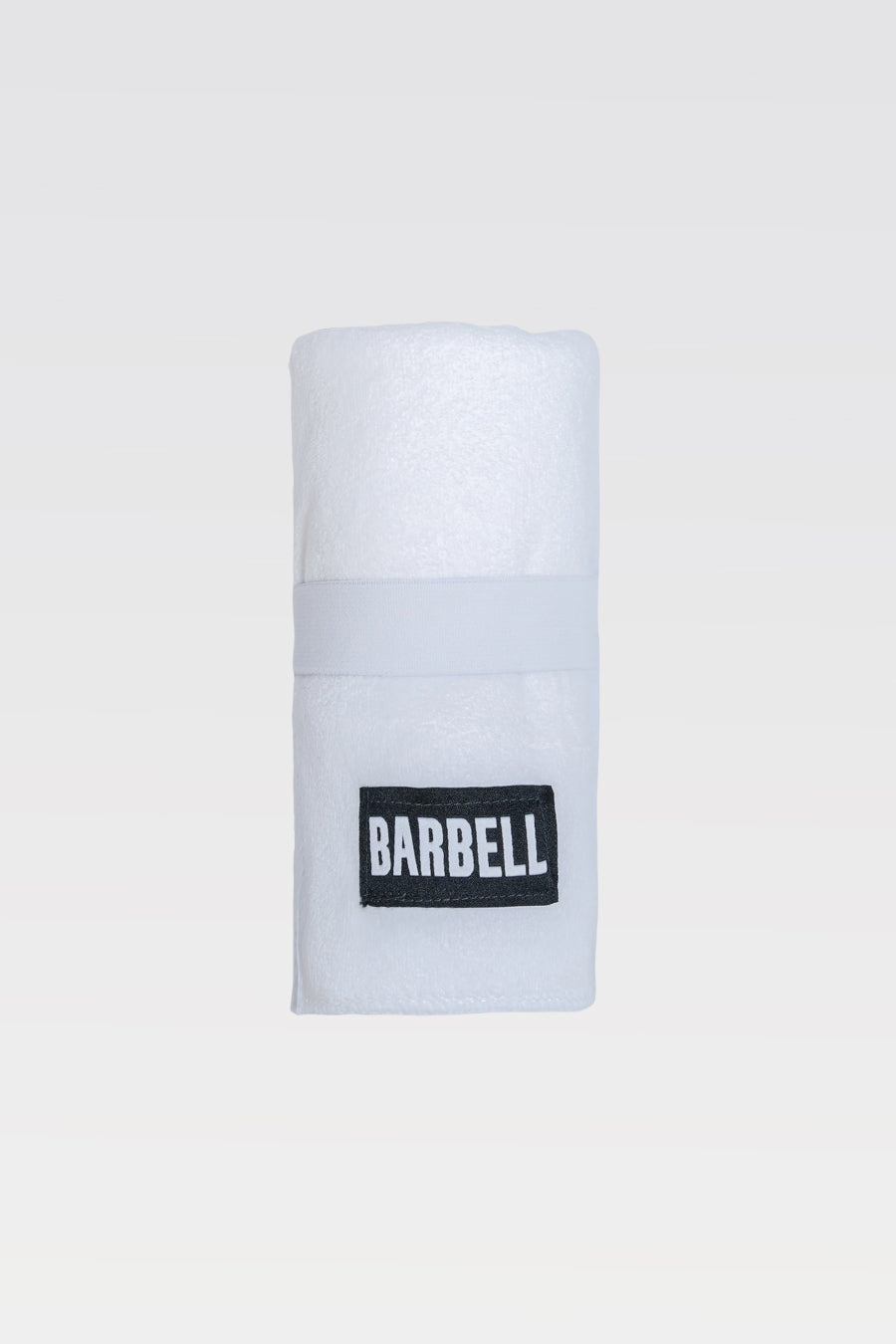 Barbell Gym Towel - White - photo from back #color_white