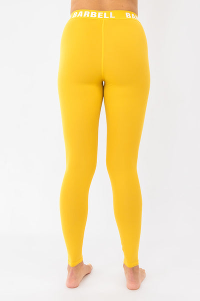 Barbell Barbell Leggings-daffodil - photo from back #color_daffodil