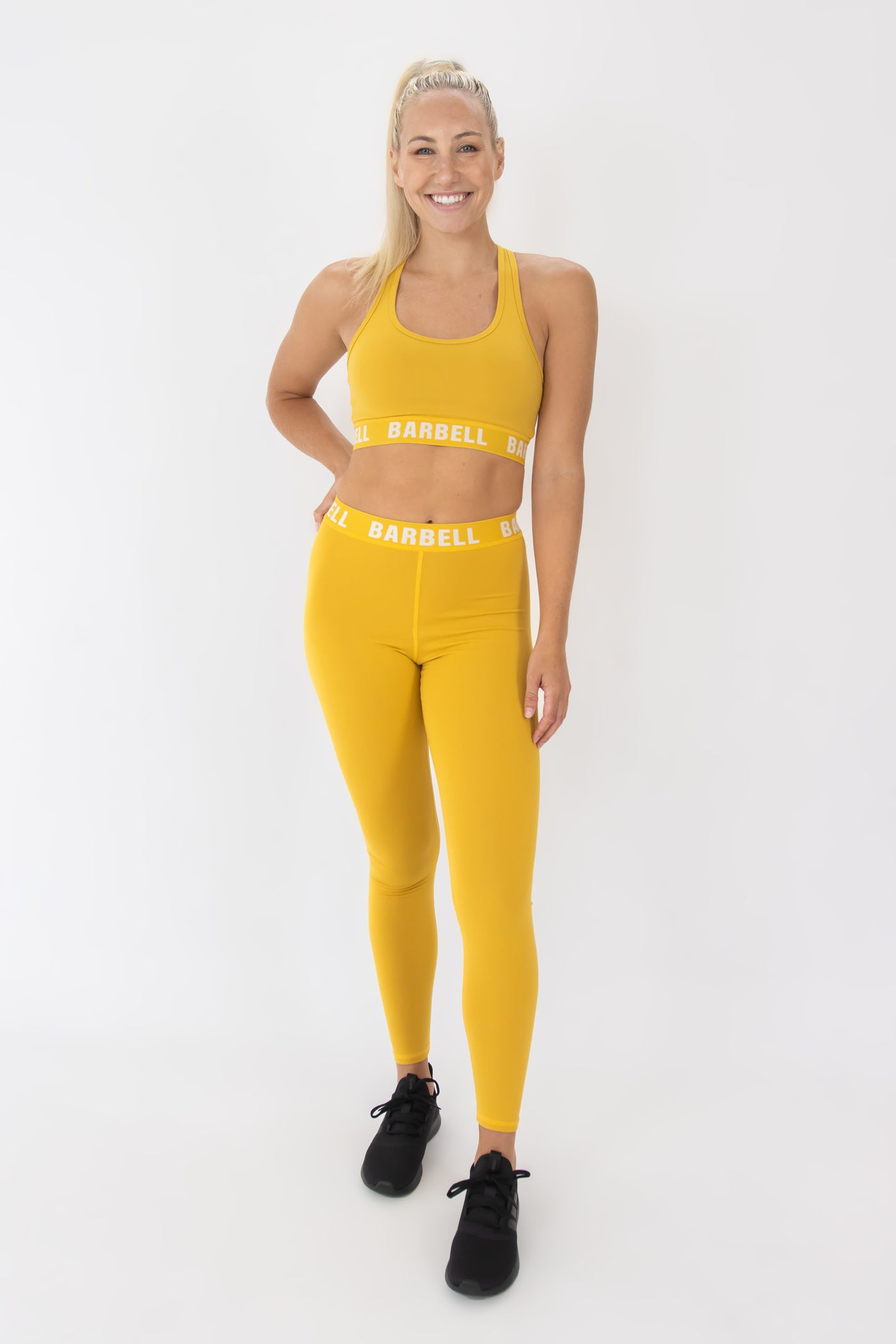 Barbell Barbell Leggings-daffodil - photo from front #color_daffodil