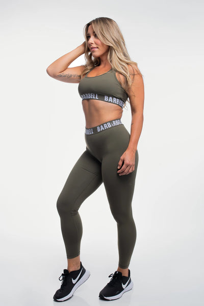 Barbell Leggings - Rifle - photo from front second angle #color_rifle