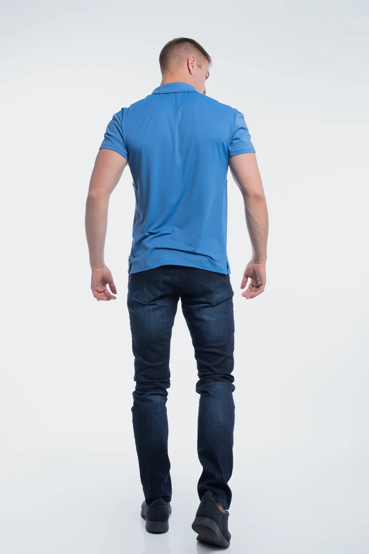 Havok Polo - Karlberry Blue - photo from back #color_karlberry-blue