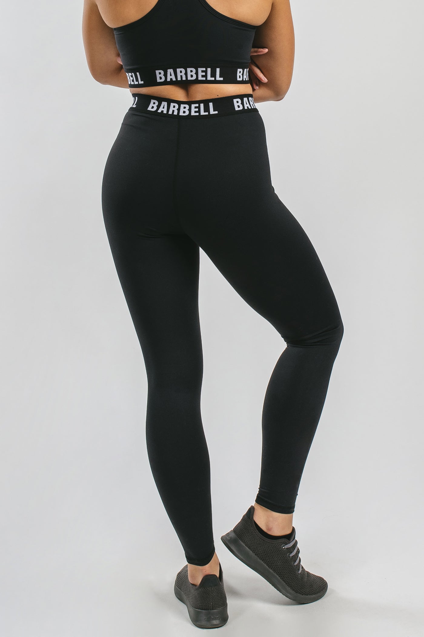 Barbell Leggings-Black - photo from back #color_black