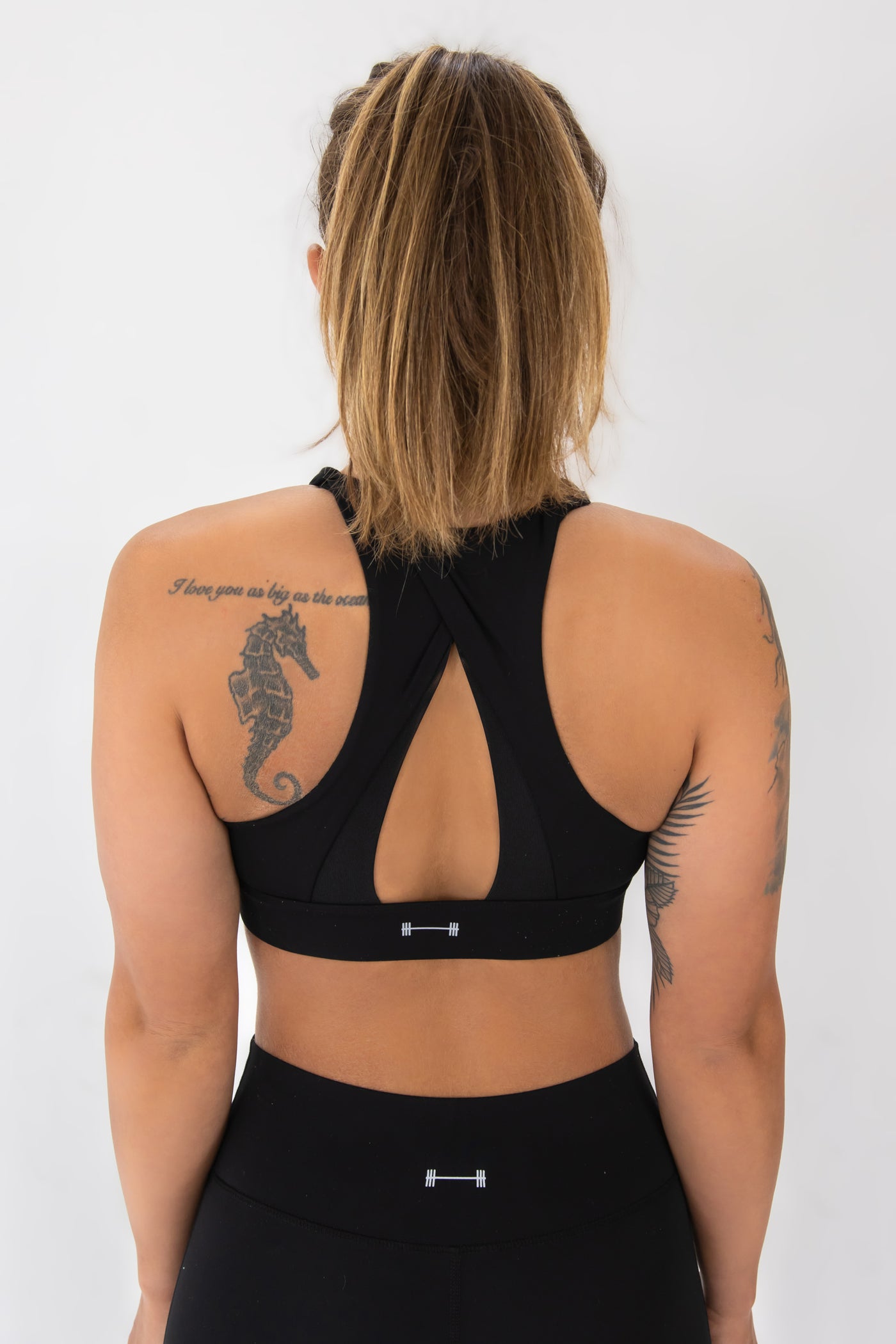 Barbell Luna Sports Bra-Black - photo from back #color_black