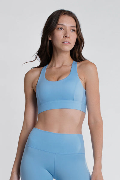 Luna Sports Bra - Harbour - photo from front #color_harbour