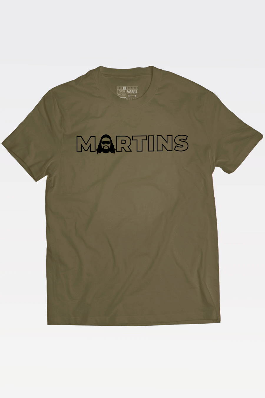 Barbell Martins Everywhere Tee - Rifle - photo from front #color_rifle