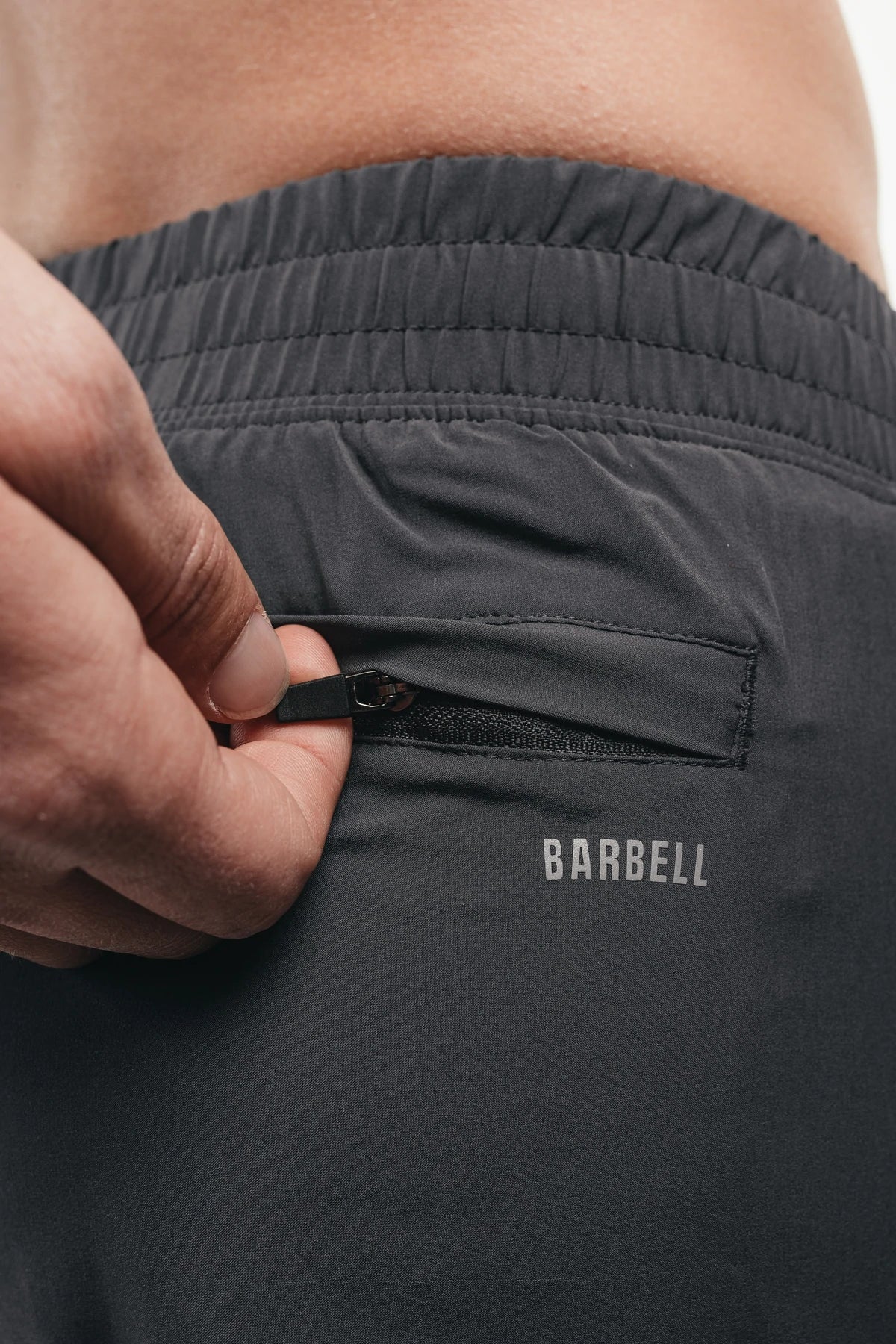 Maverick Short - Charcoal - photo from back pocket detail #color_charcoal