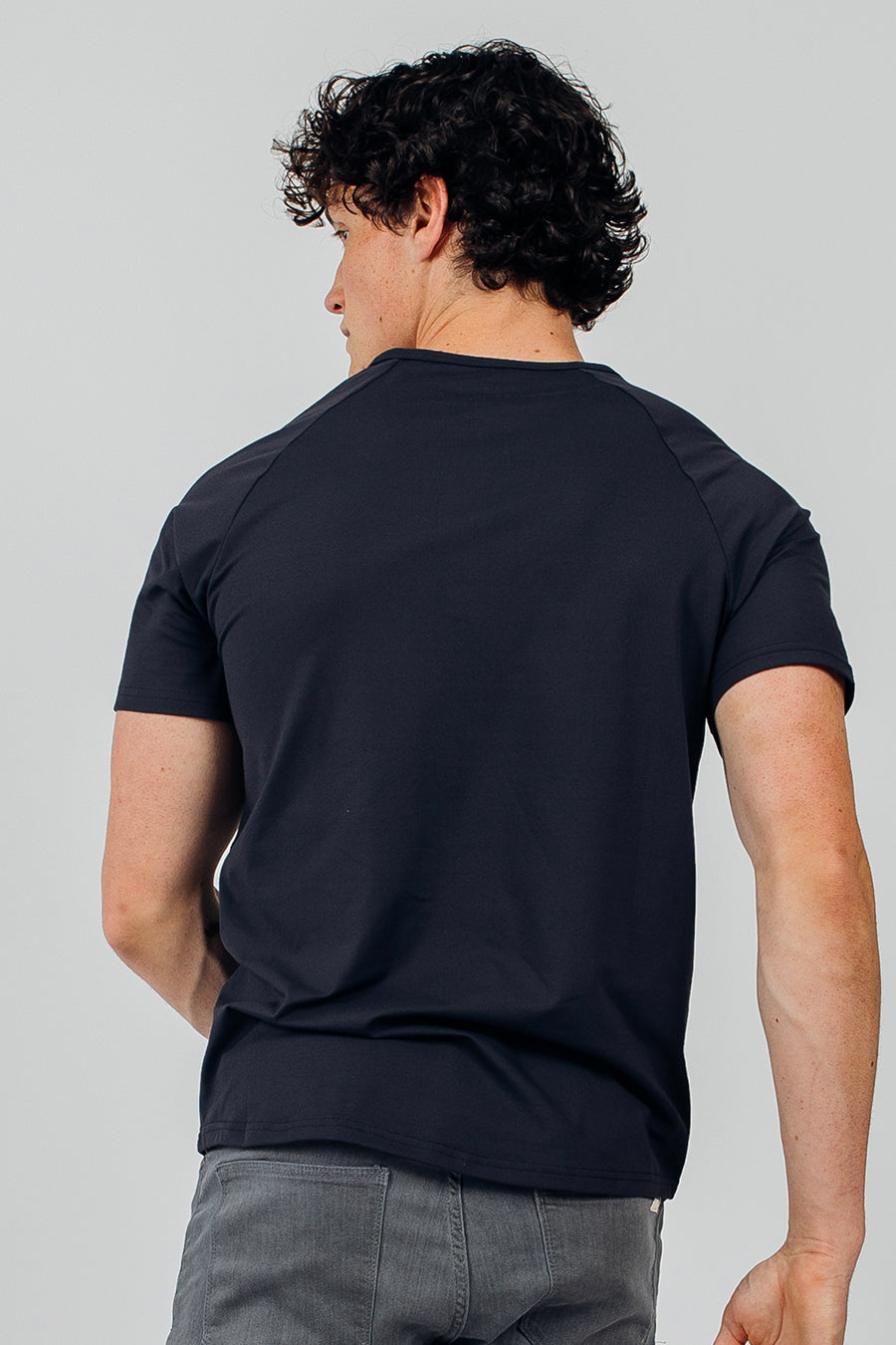 Scout Henley Short Sleeve - Cadet - photo from back #color_cadet
