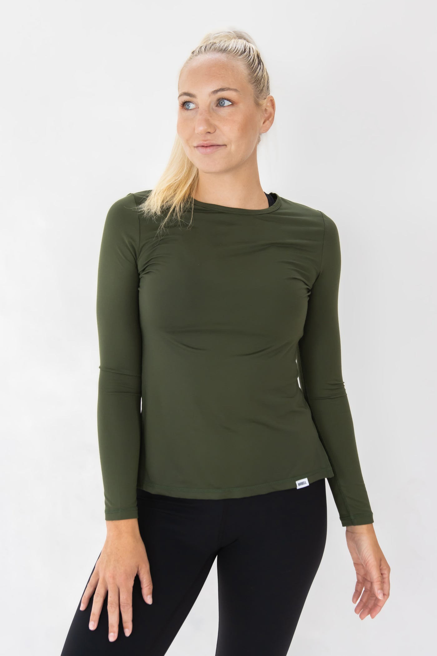 Barbell Serene Long Sleeve-Rifle - photo from front in focus #color_rifle