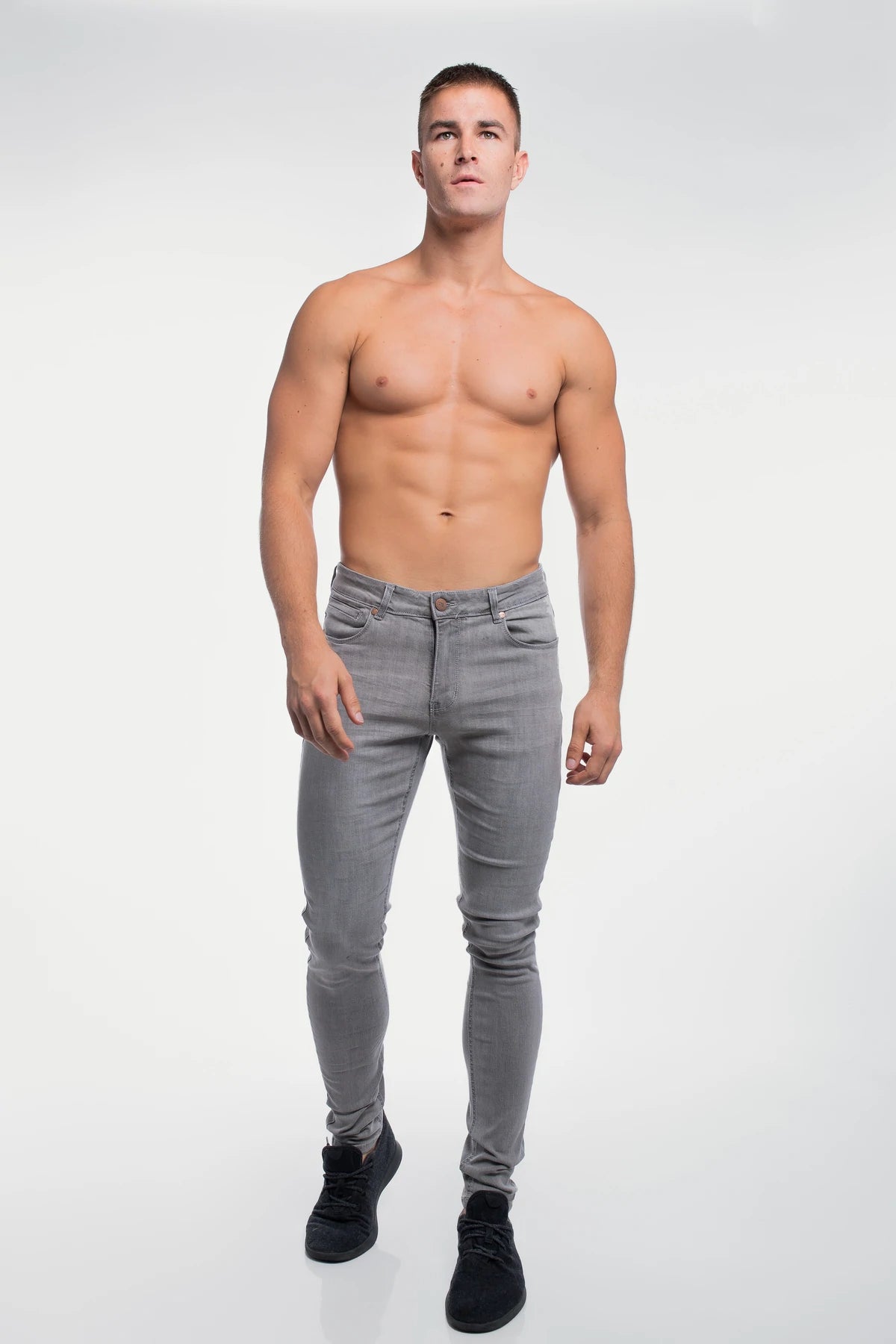 Slim Athletic Fit Jeans Barbell Apparel