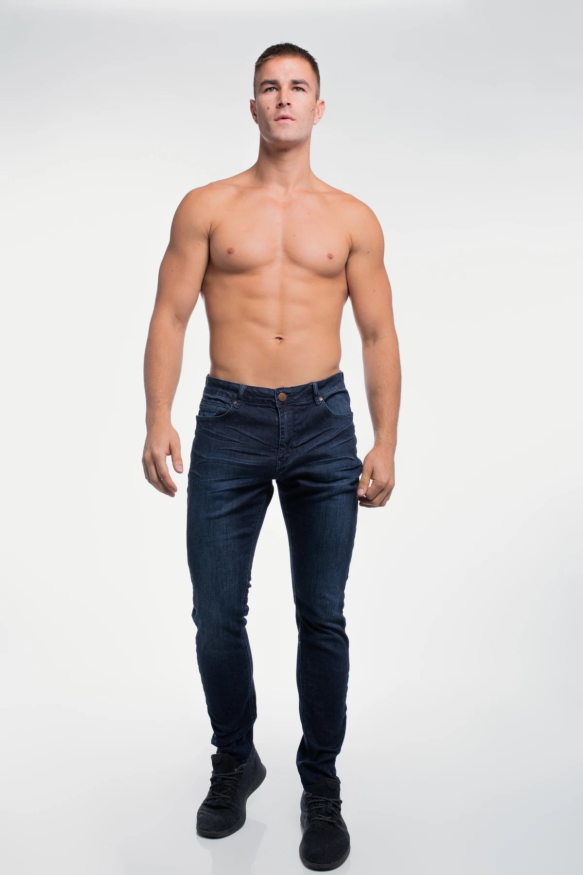 Slim Athletic Fit Jeans Barbell Apparel