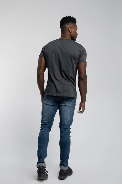 Starter Raw Tee - Gray - photo from back #color_gray