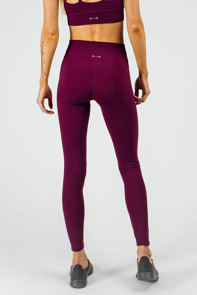 Structure Leggings - Marsala - photo from back #color_marsala
