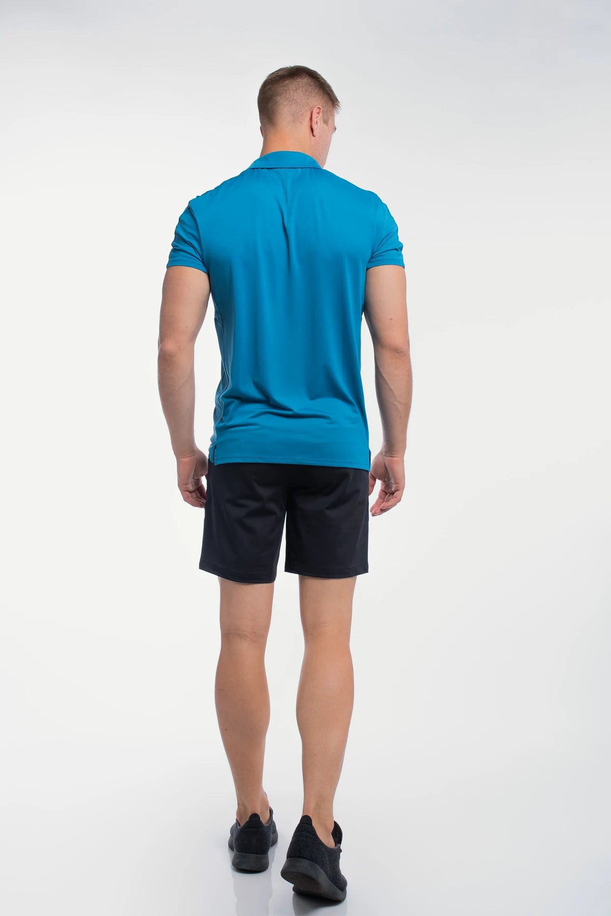 Ultralight Polo - Steel Blue - photo from back #color_steel-blue