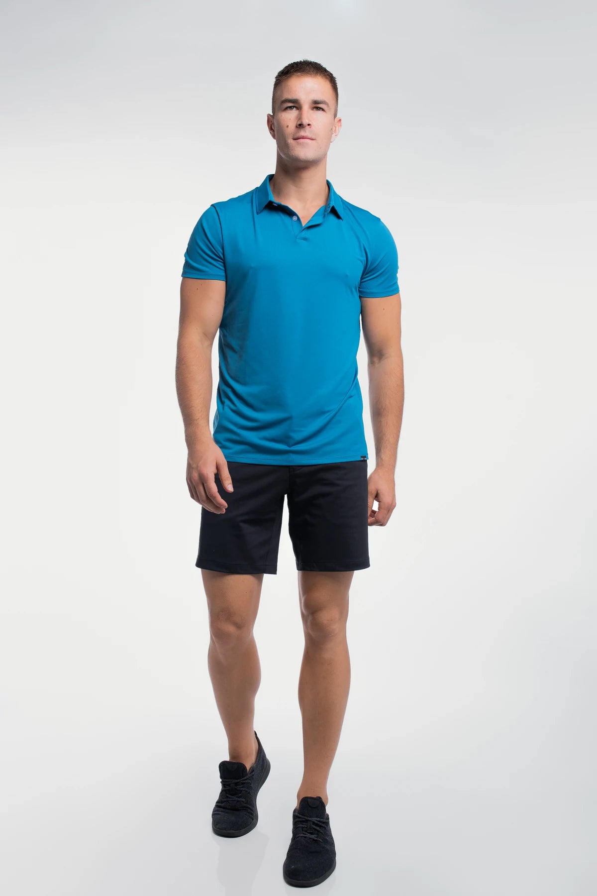 Ultralight Polo - Steel Blue - photo from front #color_steel-blue
