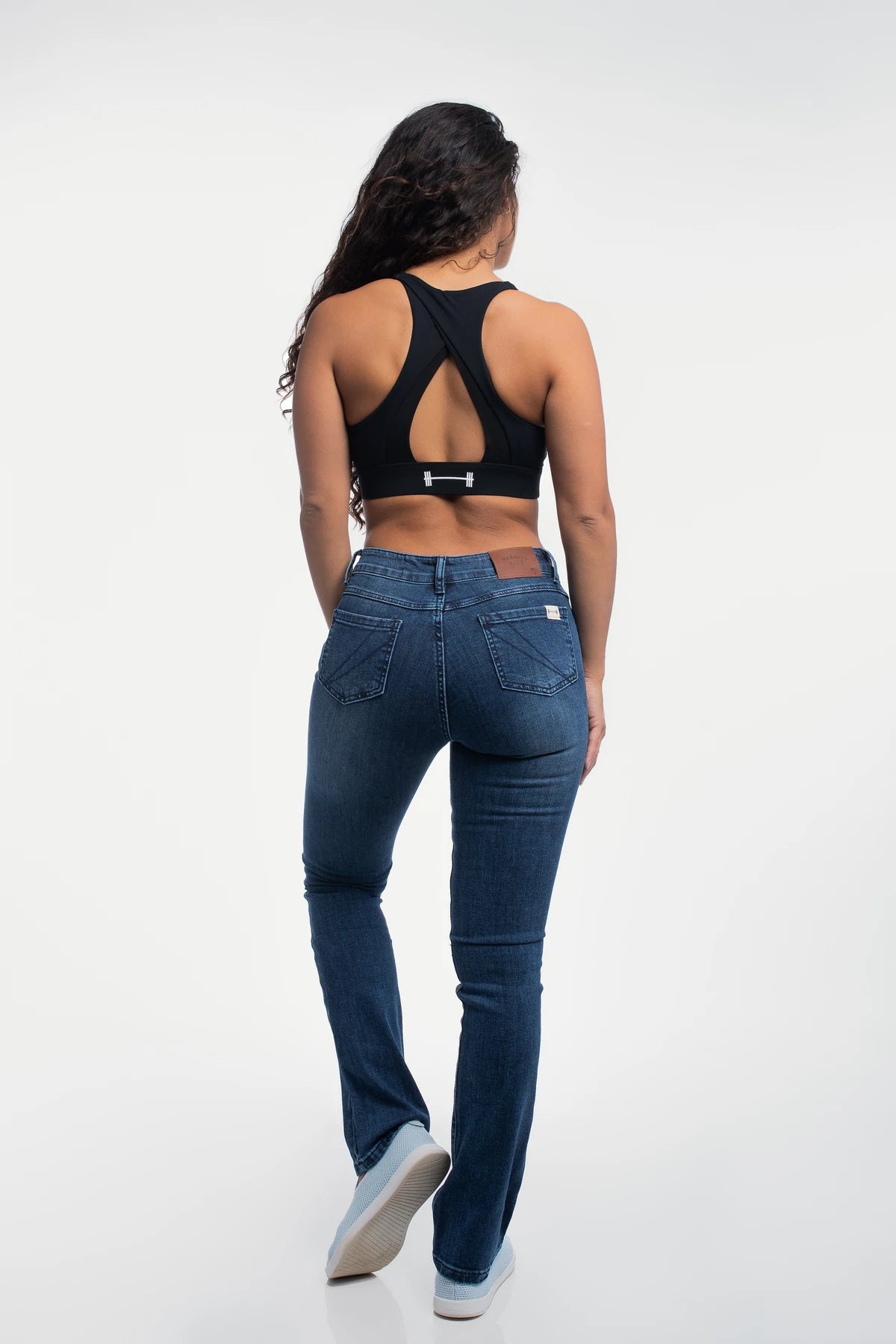Womens Bootcut Athletic Fit Jeans