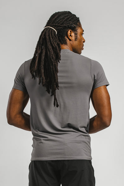 Core Tee -Gray - photo from back #color_gray