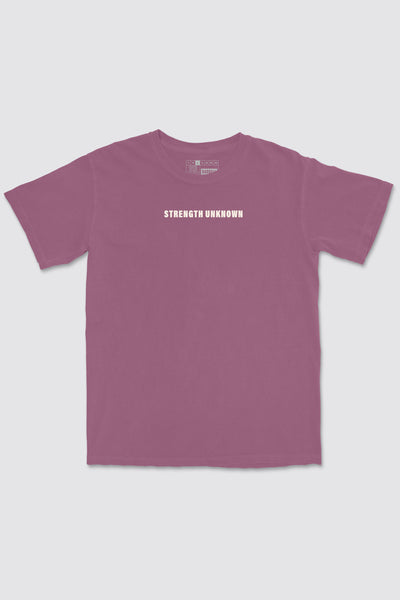 Martins x Barbell Strength Unknown Tee-Berry - photo from front #color_berry