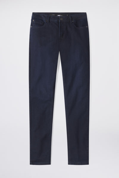 Dark Blue Stylish Wash Stretchable Denim Funky Jeans for Men - KOTS